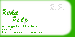 reka pilz business card